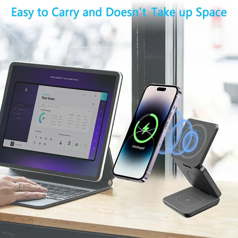 3-in-1 Magnetic Wireless Charger