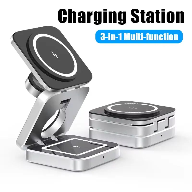 3-in-1 Magnetic Wireless Charger