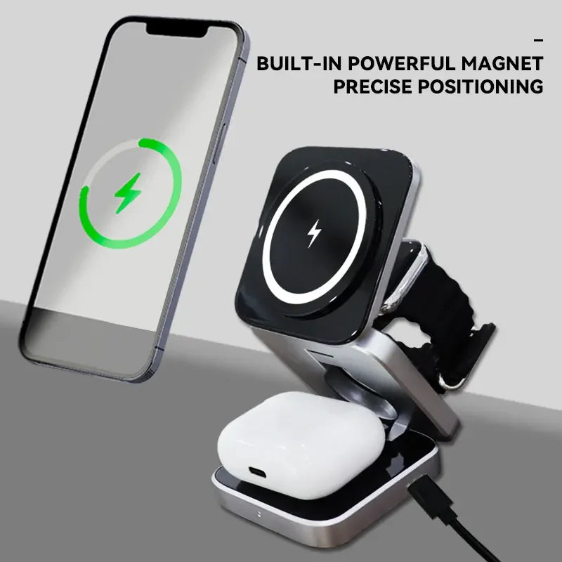 3-in-1 Magnetic Wireless Charger