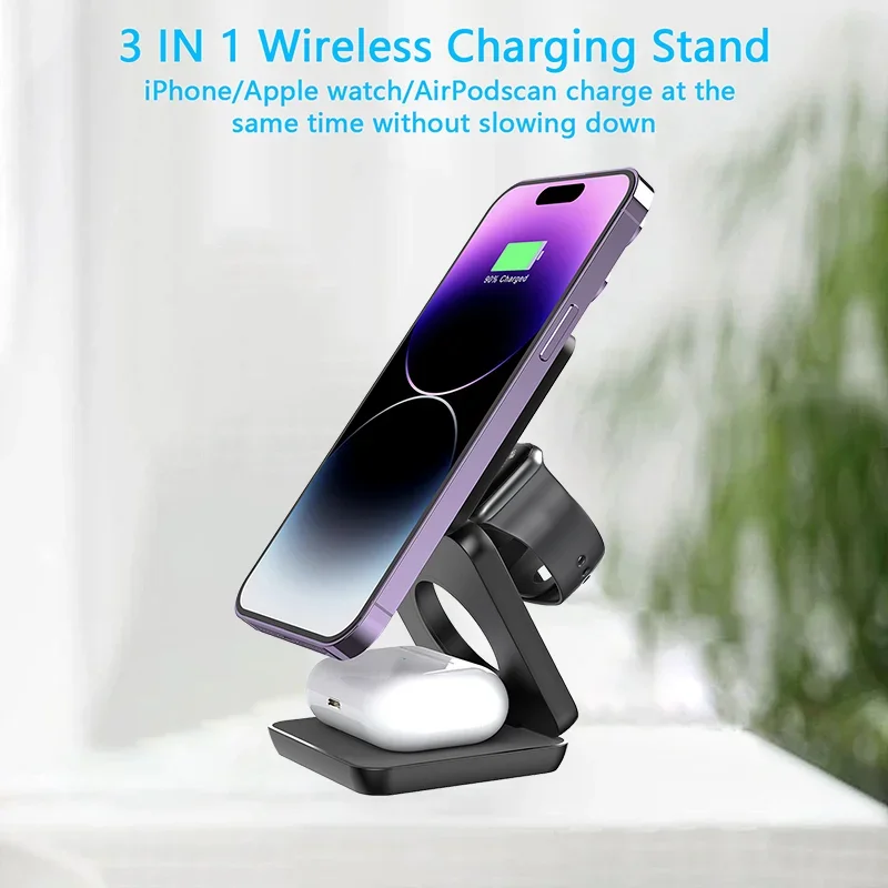 3-in-1 Magnetic Wireless Charger